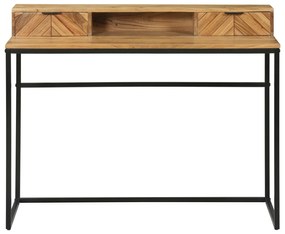 Secretária 110x50x87 cm Madeira Maciça Acácia