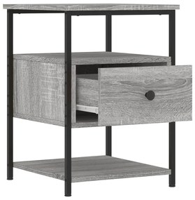 Mesas de cabeceira 2 pcs derivados de madeira cinzento sonoma