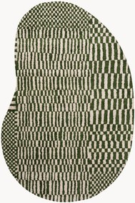 Tapete lavável em jacquard para interior e exterior de forma orgânica Berber