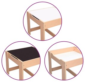 Mesa de criança com duas cadeiras MDF