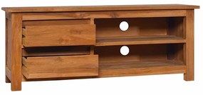 Móvel de TV 100x30x40 cm madeira de teca maciça