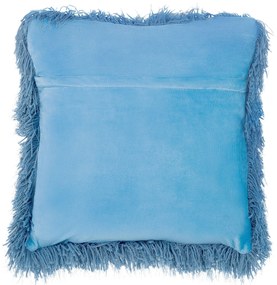 Conjunto de 2 almofadas decorativas azuis 45 x 45 cm CIDE Beliani