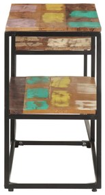 Móvel de TV 180x30x50 cm madeira recuperada maciça