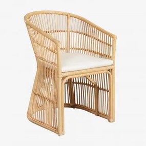 Izabal Cadeira De Jardim De Rattan Natural - Sklum