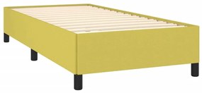 Estrutura de cama 90x190 cm tecido verde