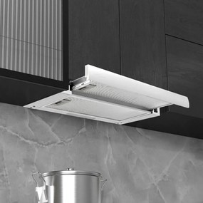 51024 vidaXL Exaustor embutido fino 480 m³/h alumínio aço inoxidável