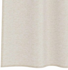 Cortinas com cortinas 2 pcs Areia 140 x 245 cm Poliéster