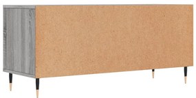 Móvel de TV 100x34,5x44,5 cm derivados madeira cinzento sonoma