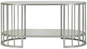 MESA DE CENTRO SMIRNE 90X50X45 CM PRATA