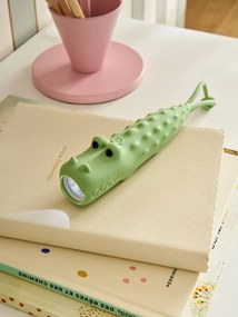 Luz de presença crocodilo verde-salva