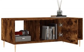 Mesa de centro 102x50x40 cm derivados madeira carvalho fumado