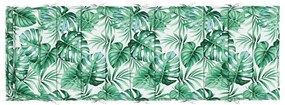 Almofadão p/ espreguiçadeira 180x60x4 cm tecido oxford folhas