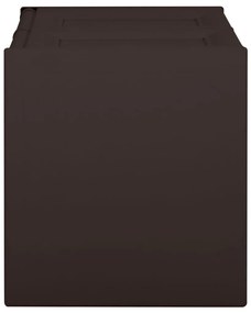 Caixa para almofadões 86x40x42 cm 85 L castanho