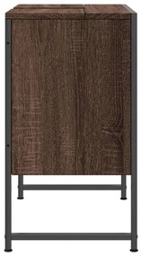 Móvel lavatório 60x33x60 cm derivados madeira carvalho castanho