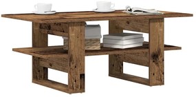 Mesa de centro 102x55x42 cm derivados de madeira madeira velha