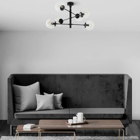 Candeeiro de Teto Arge – Preto – 75 x 75 x 40 cm