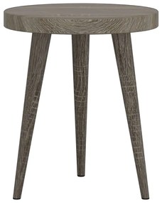Conjunto mesas de apoio 3 pcs MDF e ferro cinzento