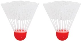 Conjunto de badminton com 4 raquetes e rede 620x151 cm