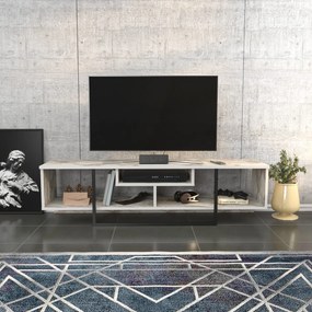 Móvel TV Asal – Preto/Branco – 150x35,2x40 cm