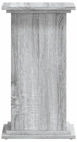 Suporte p/ plantas 33x33x60 cm derivados madeira cinza sonoma