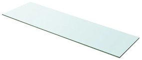 vidaXL Prateleira de vidro 100x30 cm transparente