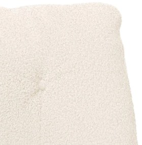 Cadeira Relaxante Creme em Tecido com aspecto de Lã
