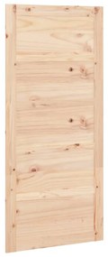Porta de celeiro 90x1,8x204,5 cm madeira de pinho maciça