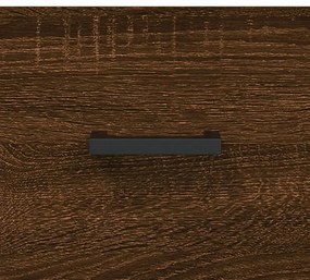 Mesa de centro 102x50x40 cm derivados madeira carvalho castanho