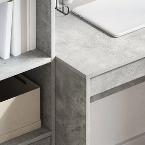 Mesa Betão Cinza 80x50x76 cm Madeira engenheirada