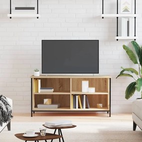 vidaXL Móvel de TV 100x40x50 cm derivados de madeira carvalho sonoma