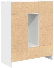 Aparador c/ gavetas e portas 73x31x90 cm branco