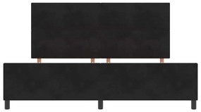 Cama vidaXL Preta 200x200 cm Veludo