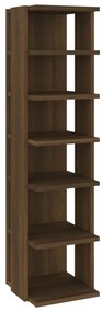 Sapateiras 2pcs 27,5x27x102 cm derivados madeira castanho