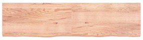 Prateleira de parede 200x50x(2-6) cm carvalho tratado castanho