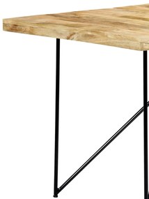 Mesa de jantar 180x90x76 cm madeira de mangueira maciça
