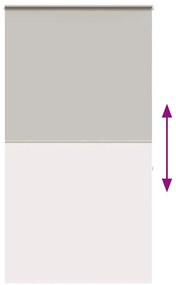 Rolo de Duche Estores com 130x240 cm Largura Tecido 126 cm