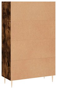 Armário alto derivados de madeira 69,5x31x115cm carvalho fumado