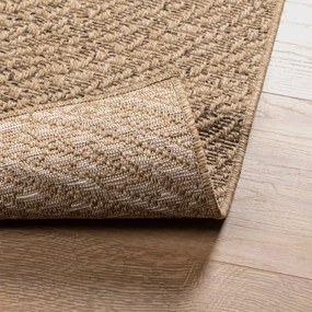 Tapete ZIZUR 160x230 cm aspeto de juta interior e exterior