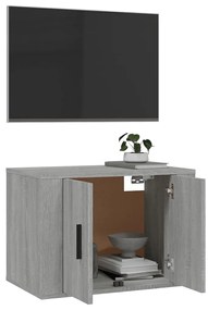 Móvel de TV para parede 57x34,5x40 cm cinzento sonoma