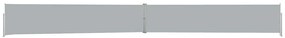 Toldo lateral retrátil para pátio 140x1200 cm antracite