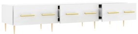 Móvel de TV 150x36x30 cm derivados de madeira branco