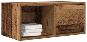 Móveis TV 2 peças madeira velha 60x31x25,5cm madeira trabalhada