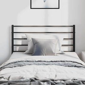 Cabeceira de cama 100 cm metal preto