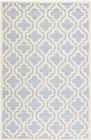 Tapete de lã artesanal de pelo curto Lola