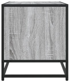 Móvel TV 120,5x40x46 cm derivados madeira/metal cinzento sonoma