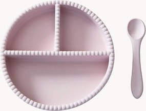 Conjunto de refeição infantil em silicone Little Bubble, conjunto de 2