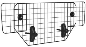 PawHut Grade de Segurança de Carro para Cães Universal Grade de Segurança para Cães com Largura Ajustável 90-120x40,5cm Preto