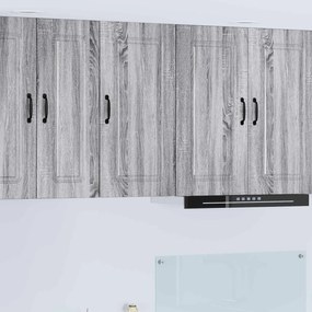 vidaXL Armário de Cozinha Kalmar Cinza Sonoma 40 x 31 x 80 cm