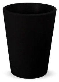 Vaso de flores colorido redondo Polietileno CASA, JARDIM, RESTAURANTE, BAR GERBERA 45 (ø45x54 cm) - Preto