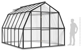 Estufa GreenHouse com Base - 9,53 m² - Estrutura em Aluminio e Aço